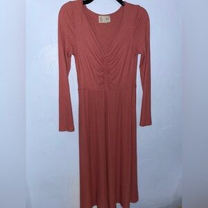 Women’s Size Small Anthropologie(Saturday/Sunday)  Pink Charla Midi Dress